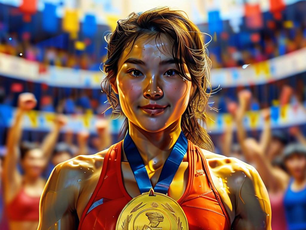 奥运光芒闪耀拳坛，选手<strong></strong>中国选手吴愉勇夺女子51公斤级拳击金牌(1)