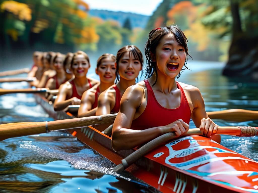 亚锦赛赛艇，日本队夺得女子单人双桨冠军(1)