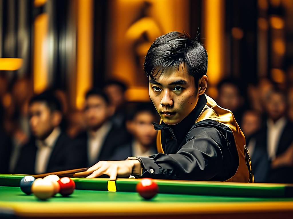 斯佳辉三连鞭险胜佩奇，勇闯斯诺克武汉赛16强(1)