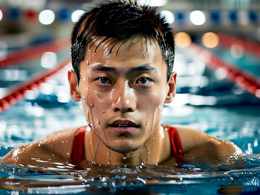 短池世锦赛，男米覃海洋以57.69秒破男子100米蛙泳世界纪录