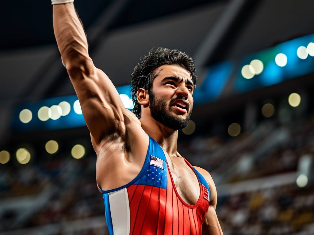 奥运会古典式摔跤，奥运阿里<strong></strong>伊朗选手阿里雷扎勇夺男子97公斤级金牌