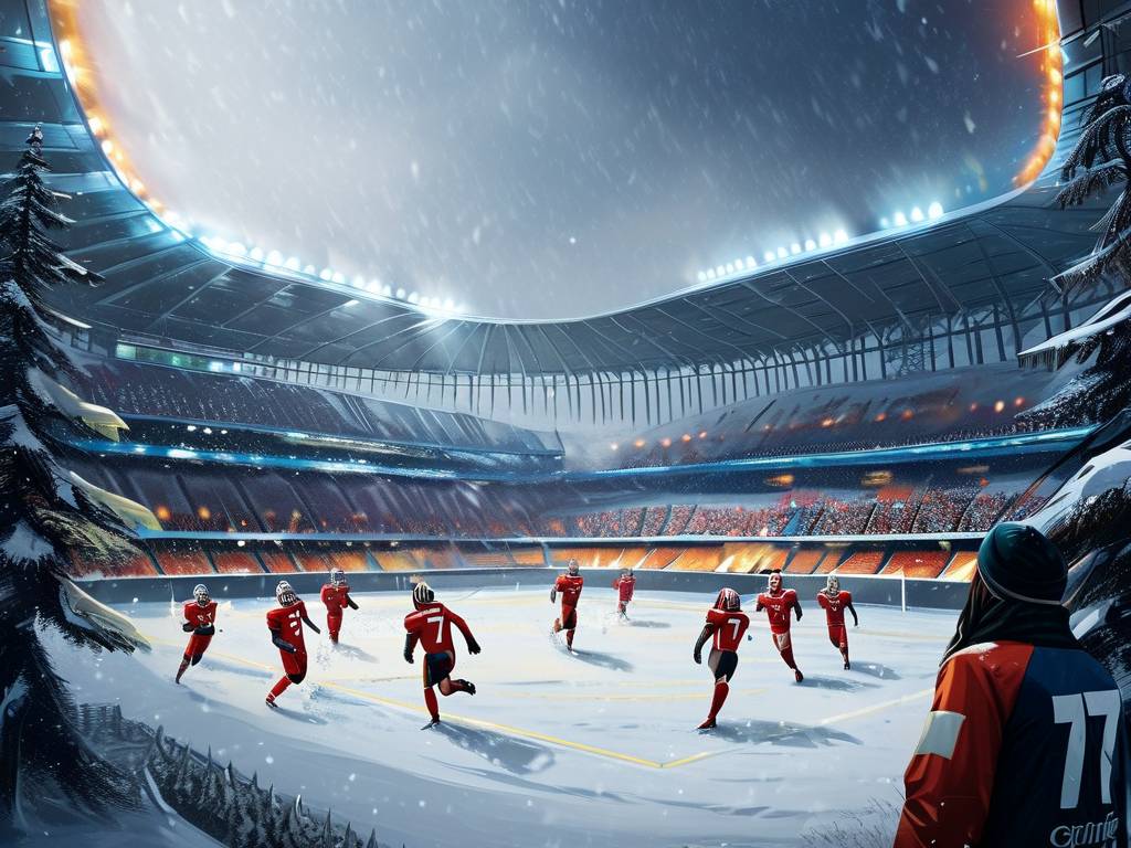 雪地足球世界杯，激情与荣耀的冰雪战场