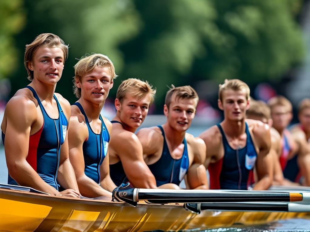 英国队夺得奥运会赛艇男子八人单桨有舵手金牌(1)