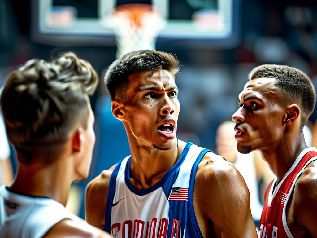 男篮美洲杯B组小组赛，加拿大与波多黎各的激烈对决(1)