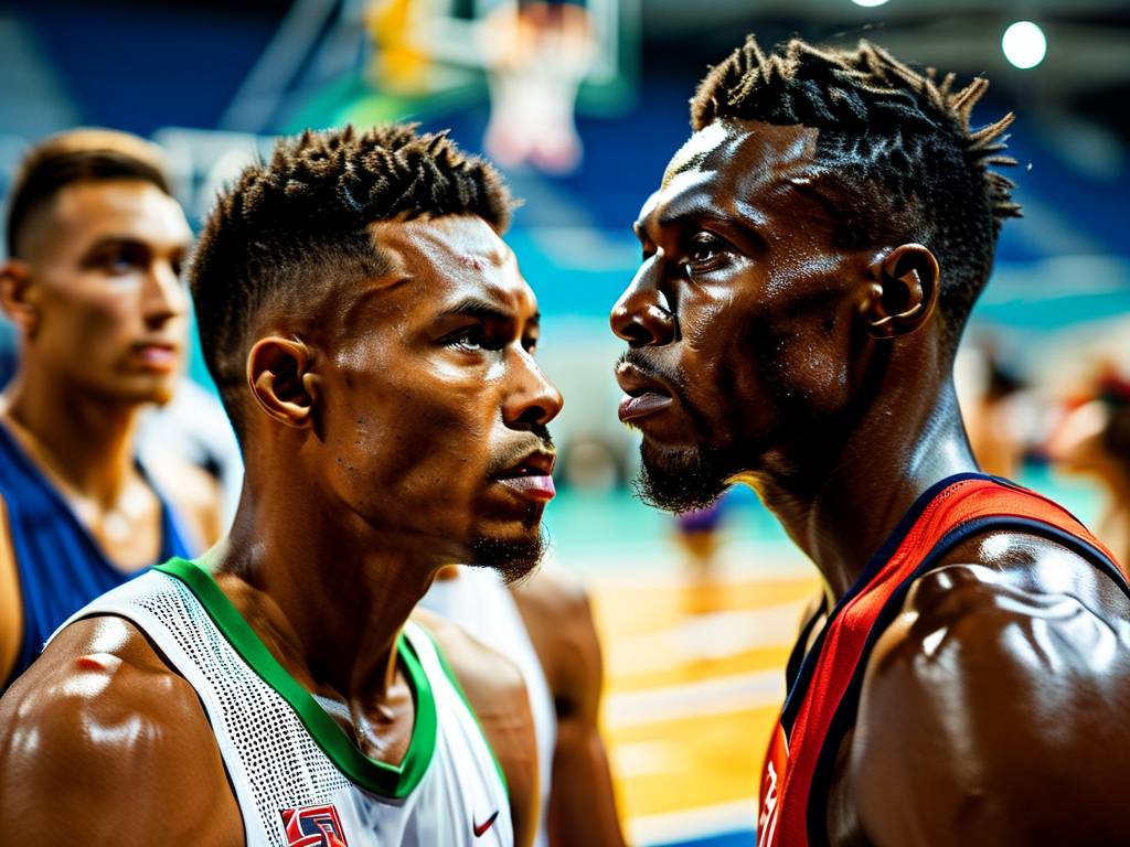 男篮美洲杯C组小组赛，多米尼加共和国与尼加拉瓜的加拉激烈激烈对决(1)