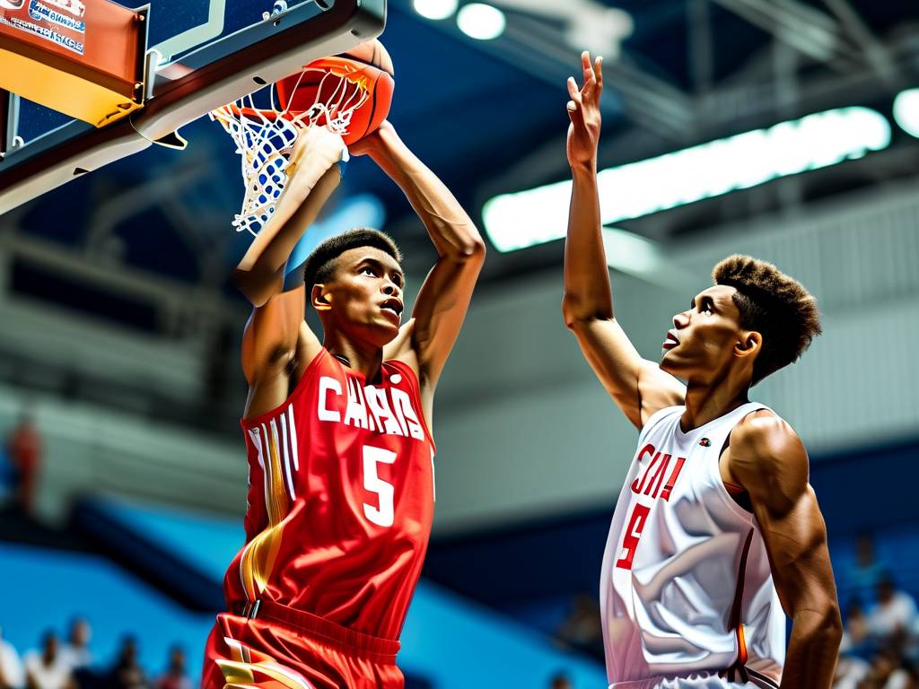 男篮美洲杯B组小组赛，大波多黎对决加拿大与波多黎各的男篮激烈对决