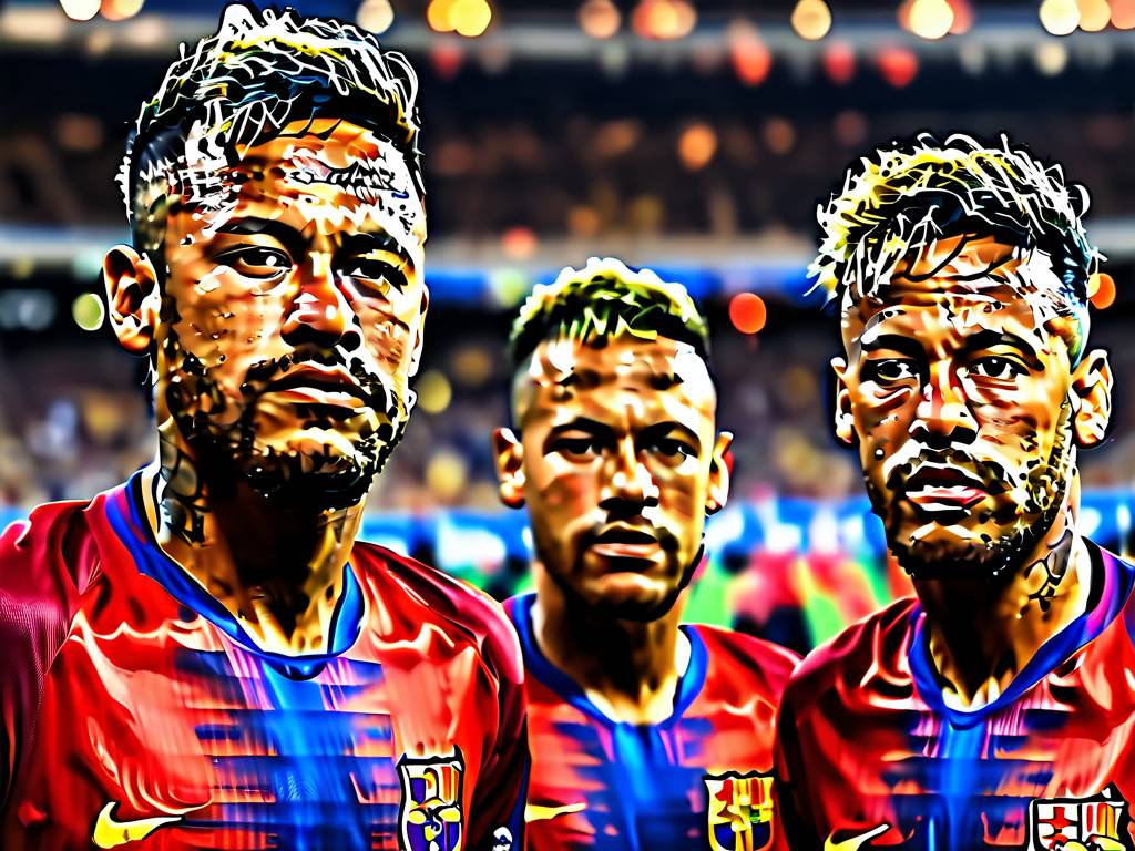 内马尔与巴萨MSN组合，闪耀于2015年欧冠的璀璨之星