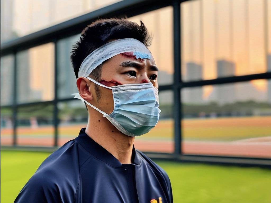 深圳新鹏城官方通报，廖力生鼻骨粉碎性骨折，已顺利接受手术治疗(1)